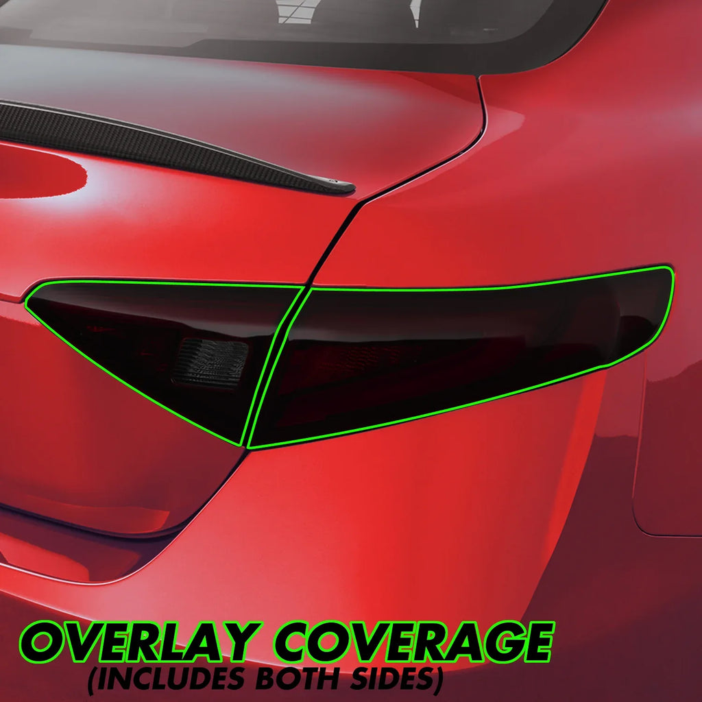 2017-2023 Alfa Romeo Giulia | Tail Light PreCut Tint Overlays