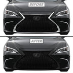 2019-2023 Lexus ES | Front Grill Trim Chrome Delete PreCut Vinyl Wrap