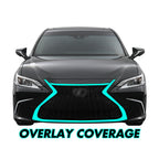2019-2023 Lexus ES | Front Grill Trim Chrome Delete PreCut Vinyl Wrap
