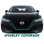 2020-2023 Nissan Sentra | Front Grill Trim Chrome Delete PreCut Vinyl Wrap