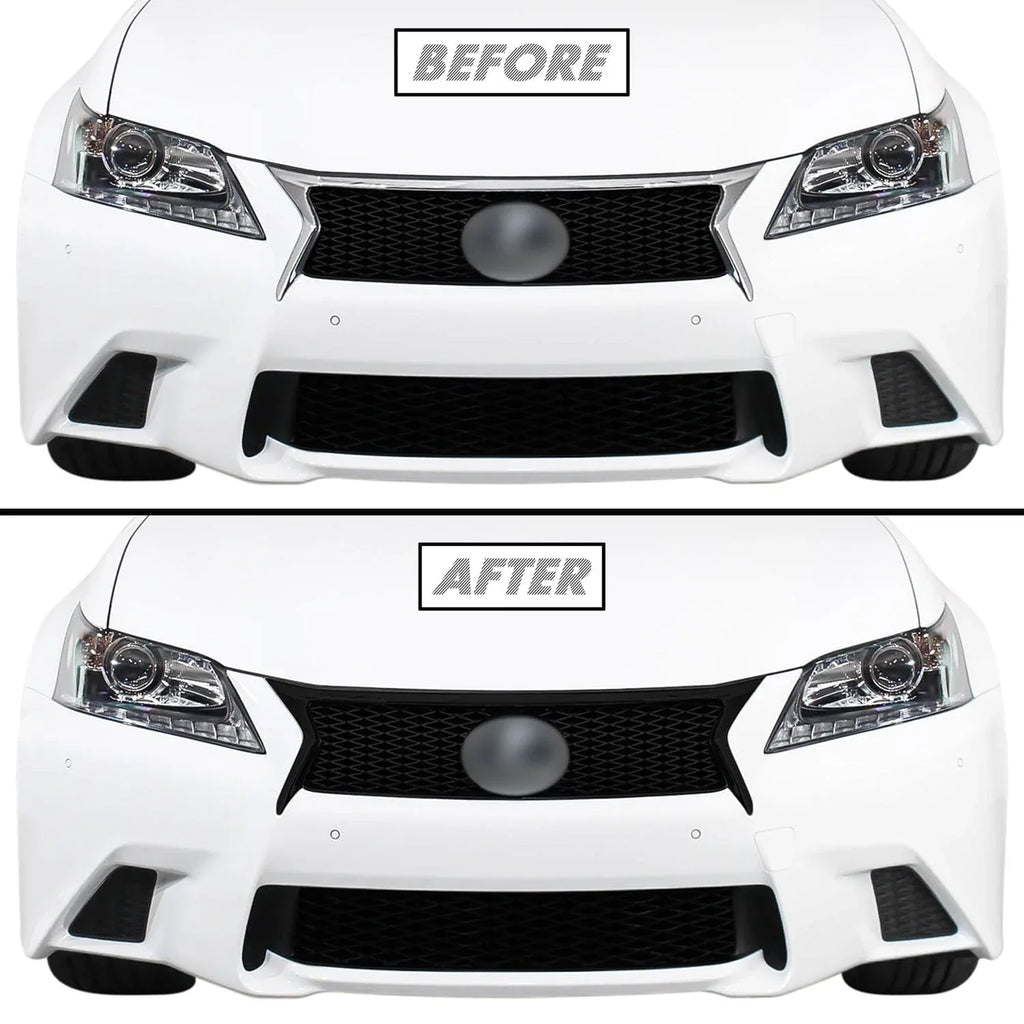 2013-2015 Lexus GS | Front Grill Trim Chrome Delete PreCut Vinyl Wrap