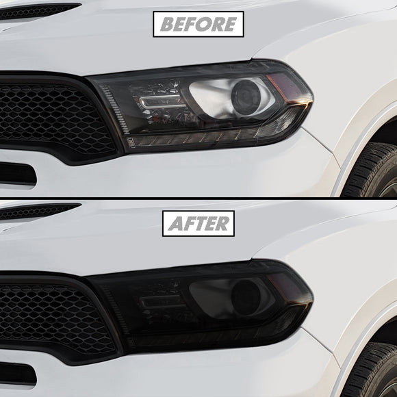 2011-2023 Dodge Durango | Headlight PreCut Tint Overlays