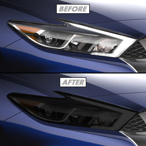 2016-2018 Nissan Maxima | Headlight PreCut Tint Overlays