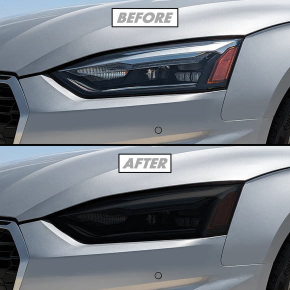2020-2024 Audi A5 / S5 / RS5 | Headlight PreCut Tint Overlays