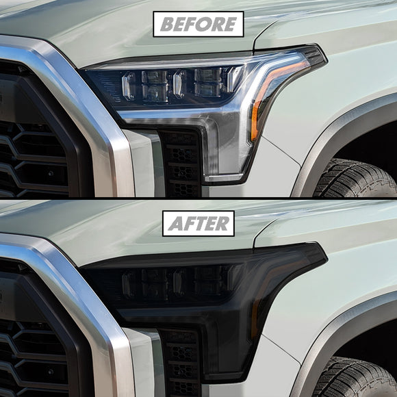 2022-2023 Toyota Tundra | Headlight PreCut Tint Overlays