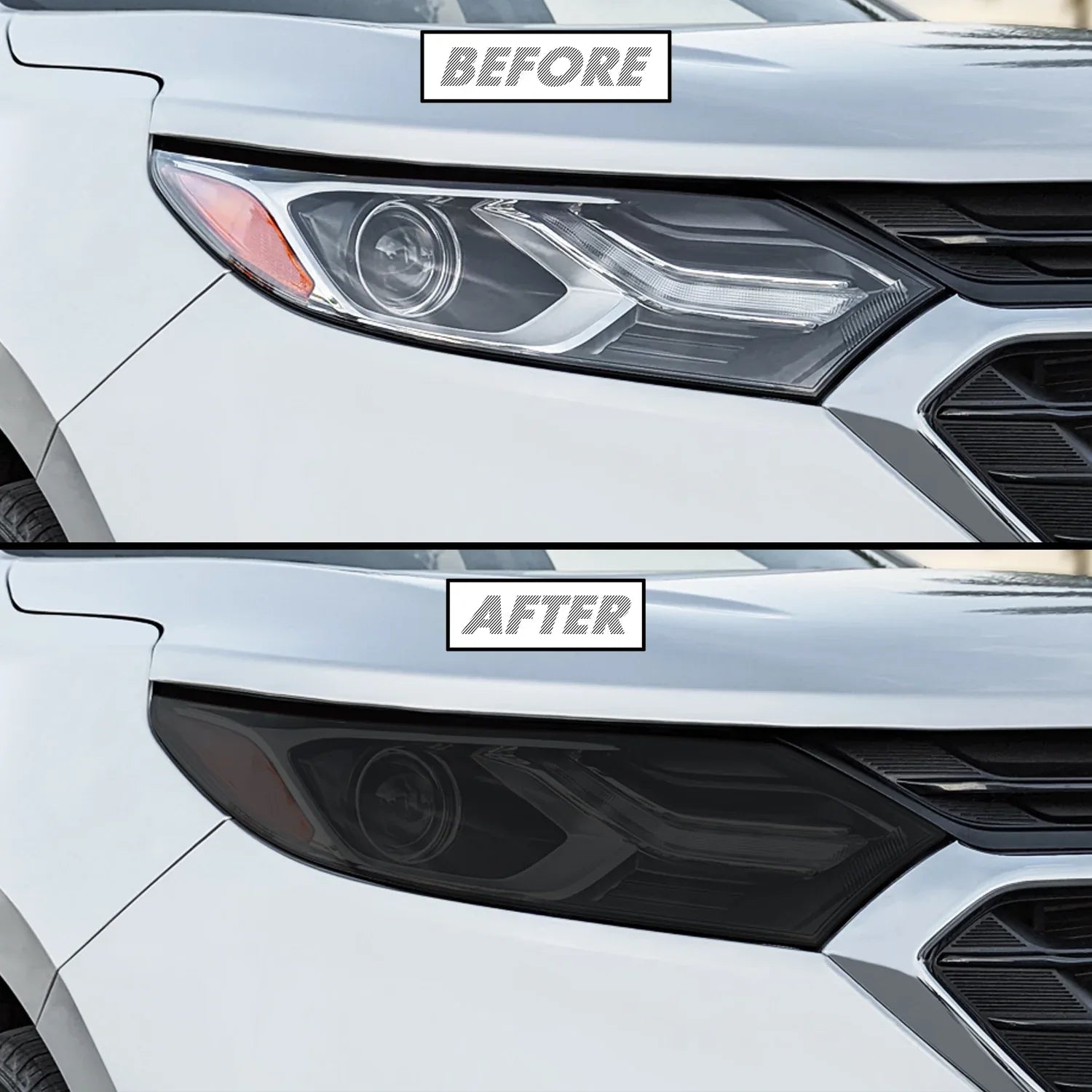 2018-2021 Chevrolet Equinox | Headlight PreCut Tint Overlays