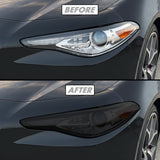 2017-2023 Alfa Romero Giulia | Headlight PreCut Tint Overlays
