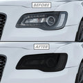 2011-2023 Chrysler 300 / 300C | Headlight PreCut Tint Overlays