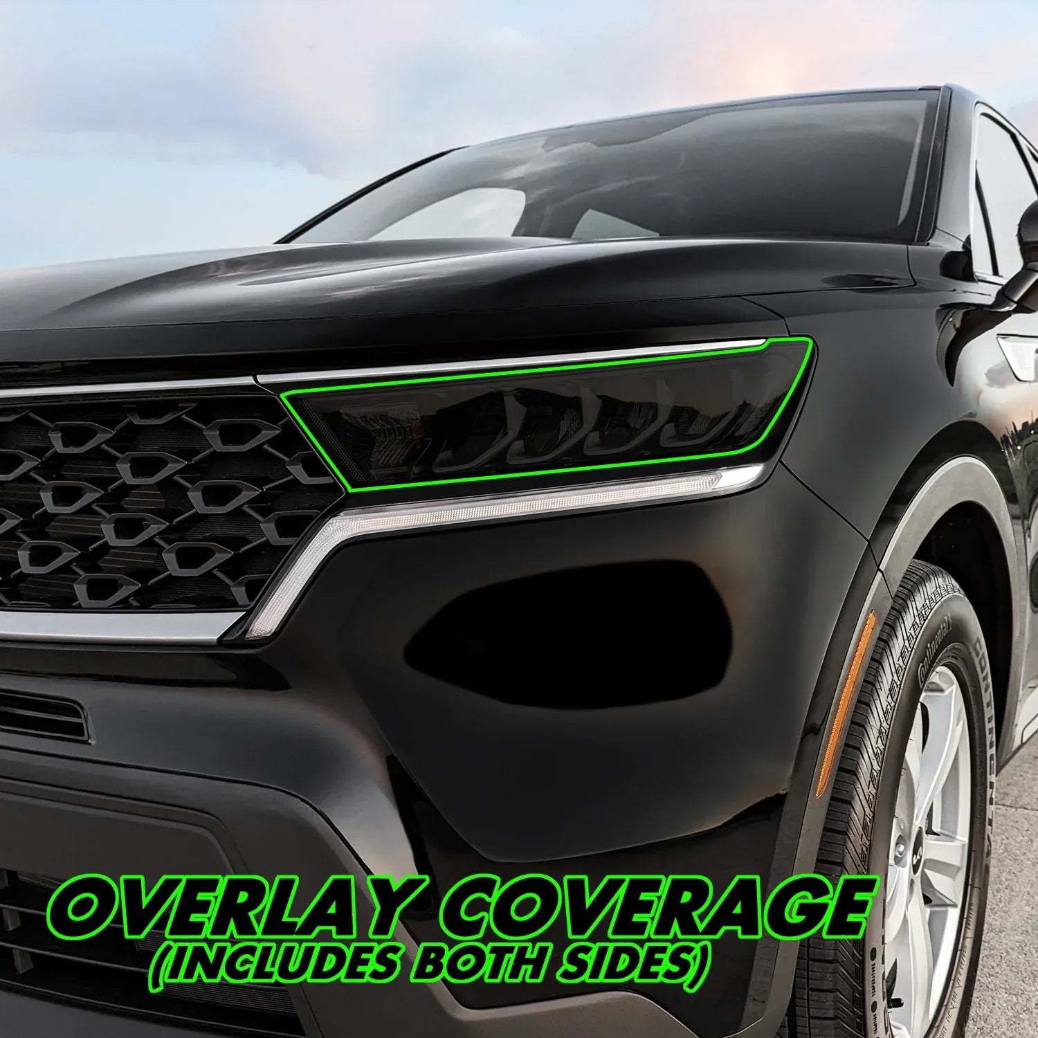 thumbnail image 2 of SlickMod PreCut Vinyl Smoke Tint For 2022-2023 Kia Stinger Headlights - 20% Dark Smoke 2 of 11