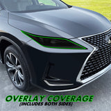 2020-2022 Lexus RX | Headlight PreCut Tint Overlays