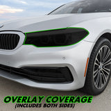 2017-2020 BMW 5 Series G30 | Headlight PreCut Tint Overlays