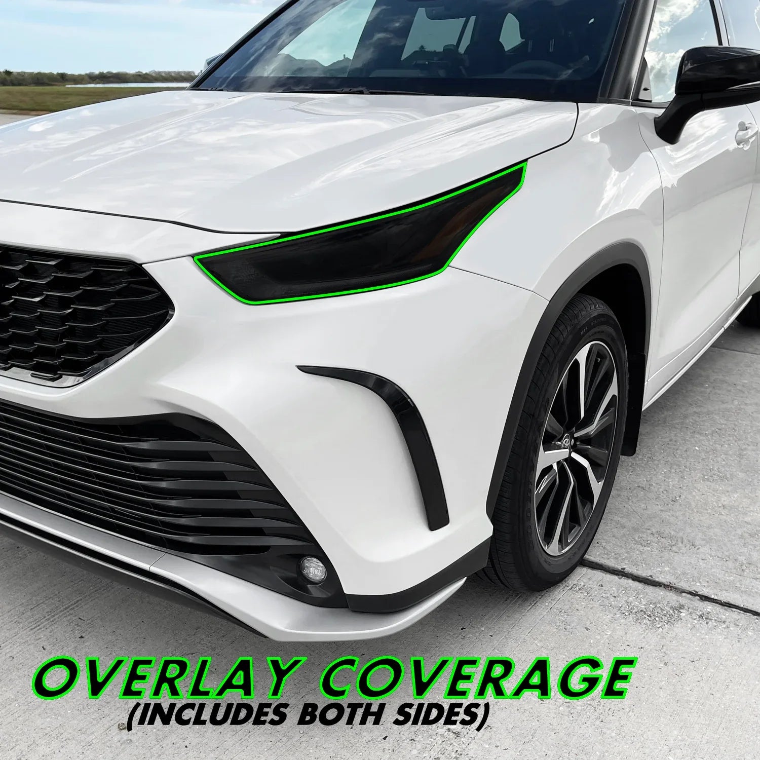 2020-2023 Toyota Highlander | Headlight PreCut Tint Overlays