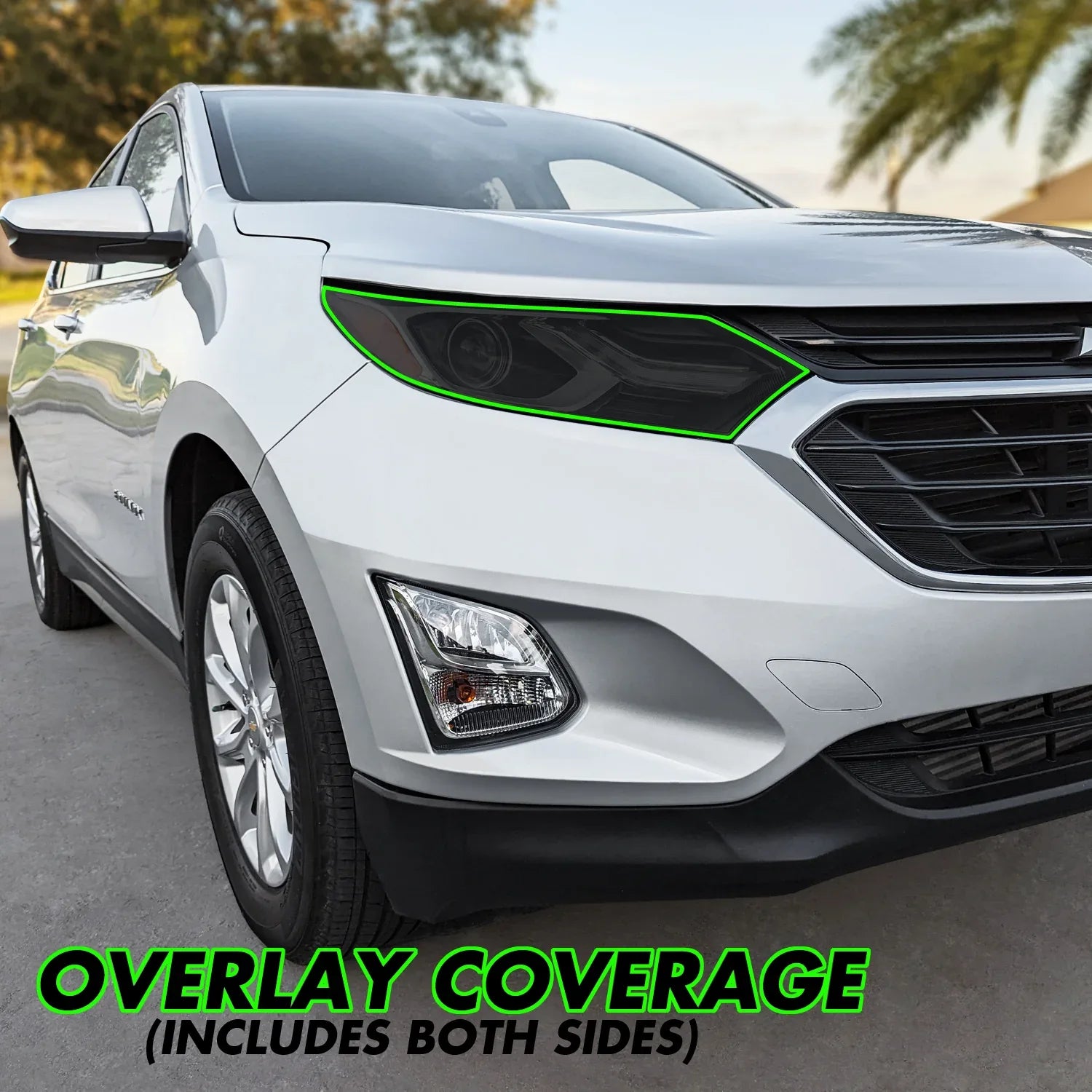 2018-2021 Chevrolet Equinox | Headlight PreCut Tint Overlays