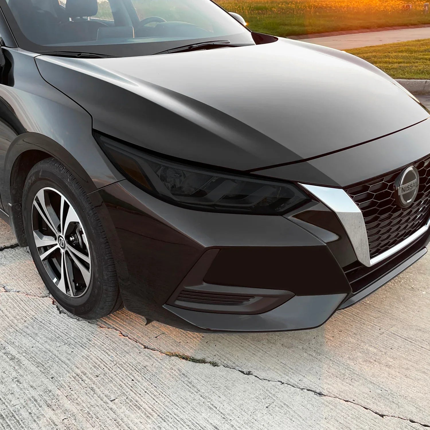 2020-2023 Nissan Sentra | Headlight PreCut Tint Overlays