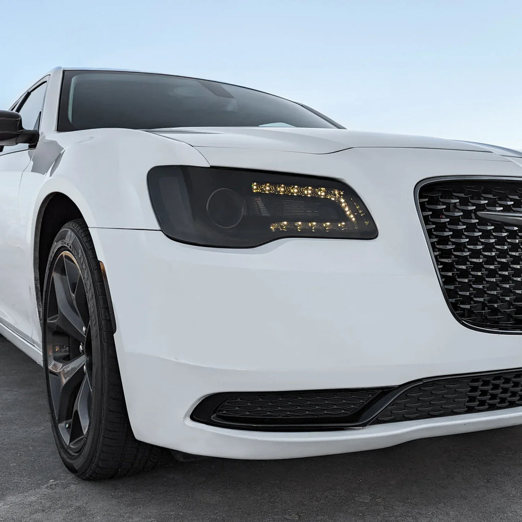 2011-2023 Chrysler 300 / 300C | Headlight PreCut Tint Overlays
