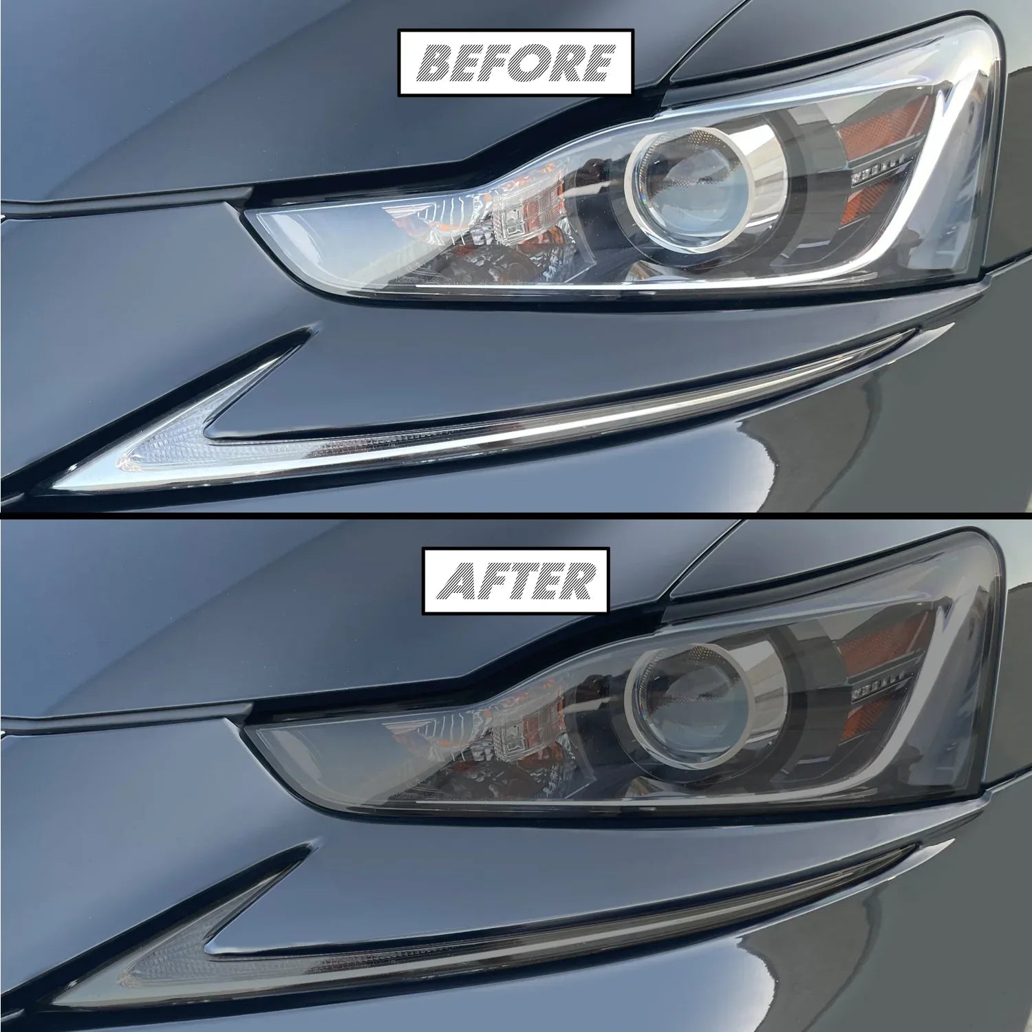 2017-2020 Lexus IS | Headlight & DRL PreCut Tint Overlays