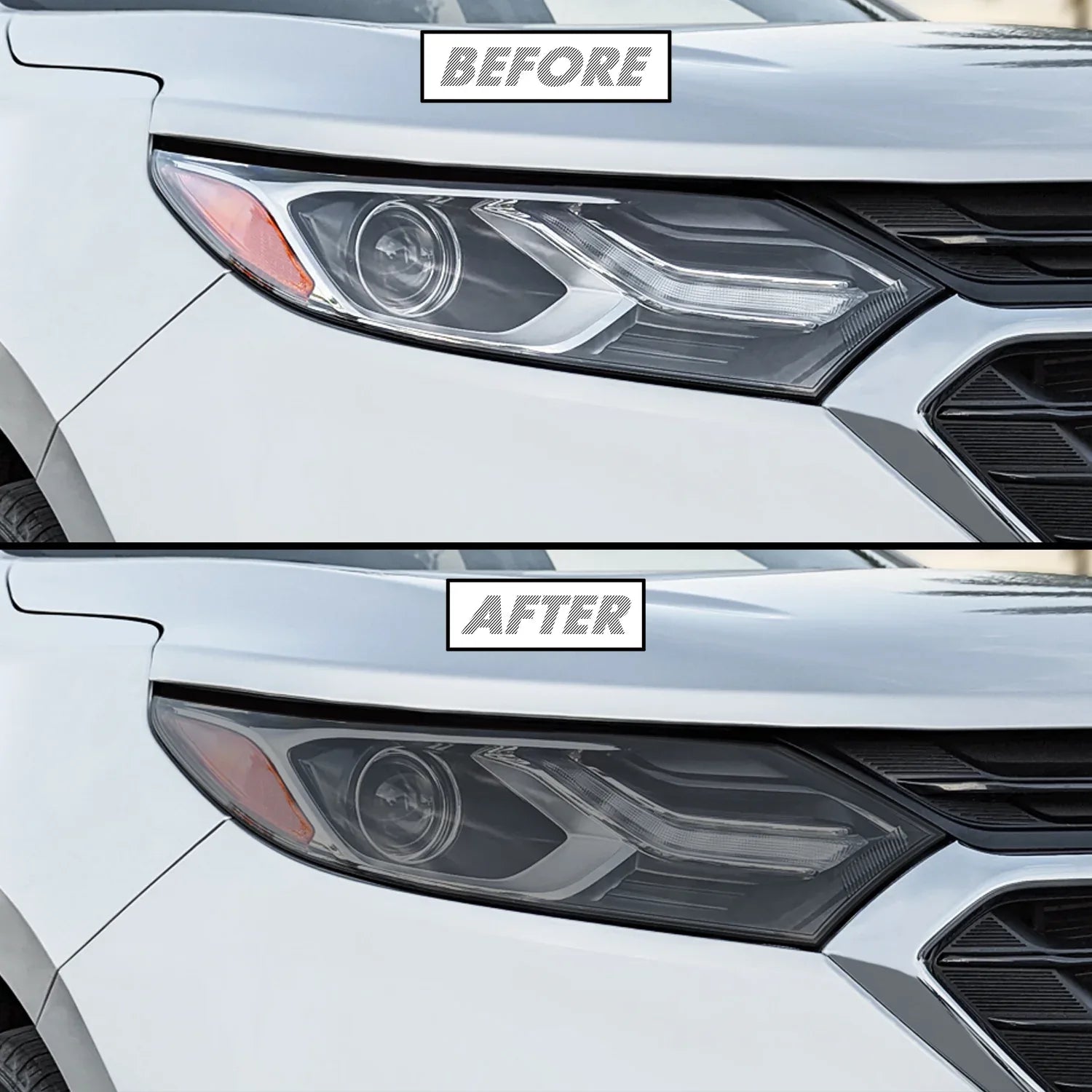 2018-2021 Chevrolet Equinox | Headlight PreCut Tint Overlays