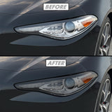2017-2023 Alfa Romero Giulia | Headlight PreCut Tint Overlays