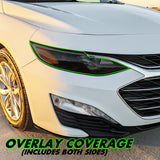 2019-2024 Chevrolet Malibu | Headlight PreCut Tint Overlays