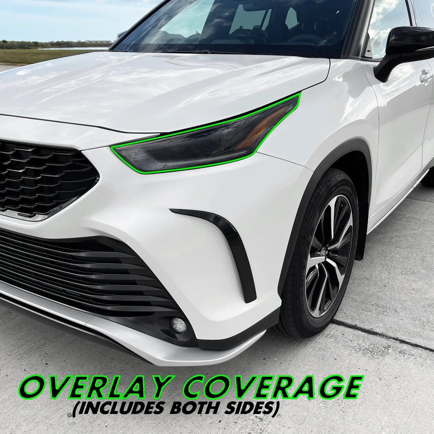2020-2023 Toyota Highlander | Headlight PreCut Tint Overlays