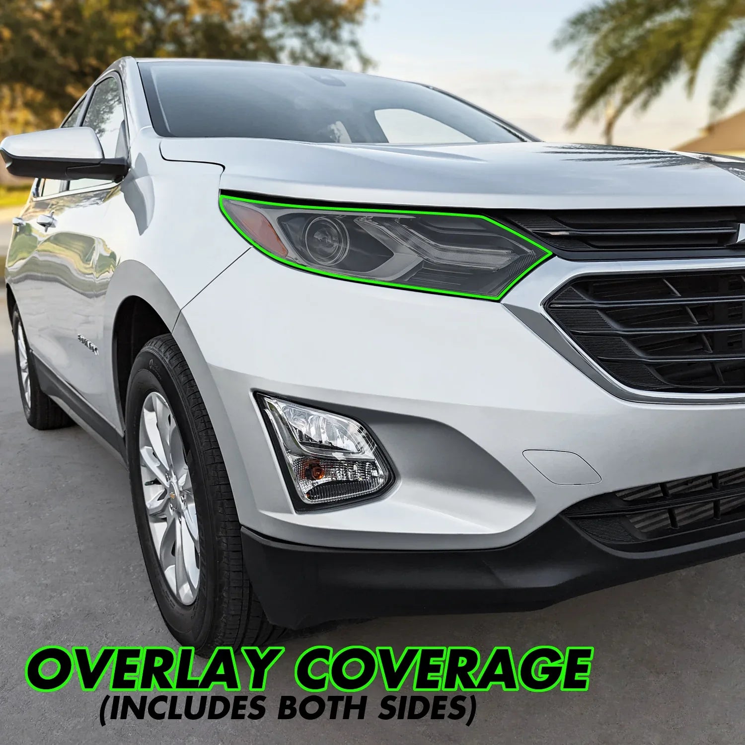 2018-2021 Chevrolet Equinox | Headlight PreCut Tint Overlays