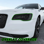 2011-2023 Chrysler 300 / 300C | Headlight PreCut Tint Overlays