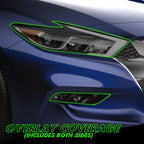 2016-2018 Nissan Maxima | Headlight PreCut Tint Overlays