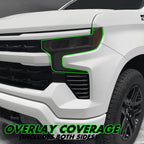 2022-2025 Chevrolet Silverado 1500 | Headlight PreCut Tint Overlays