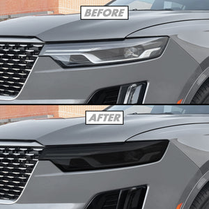 2020-2024 Cadillac XT6 | Headlight & Fog Light DRL PreCut Tint Overlays