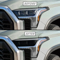 2022-2026 Toyota Tundra | Headlight Cutout PreCut Tint Overlays