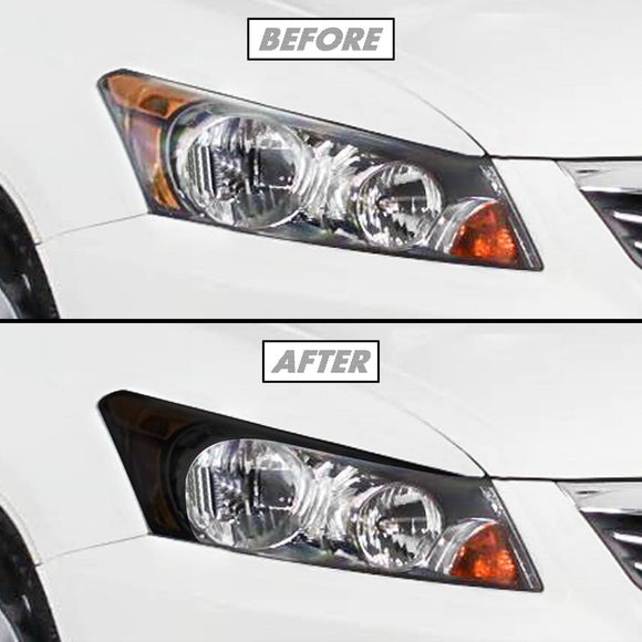 2008-2012 Honda Accord Sedan | Headlight Cutout PreCut Tint Overlays