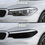 2017-2020 BMW 5 Series G30 | Headlight Cutout PreCut Tint Overlays