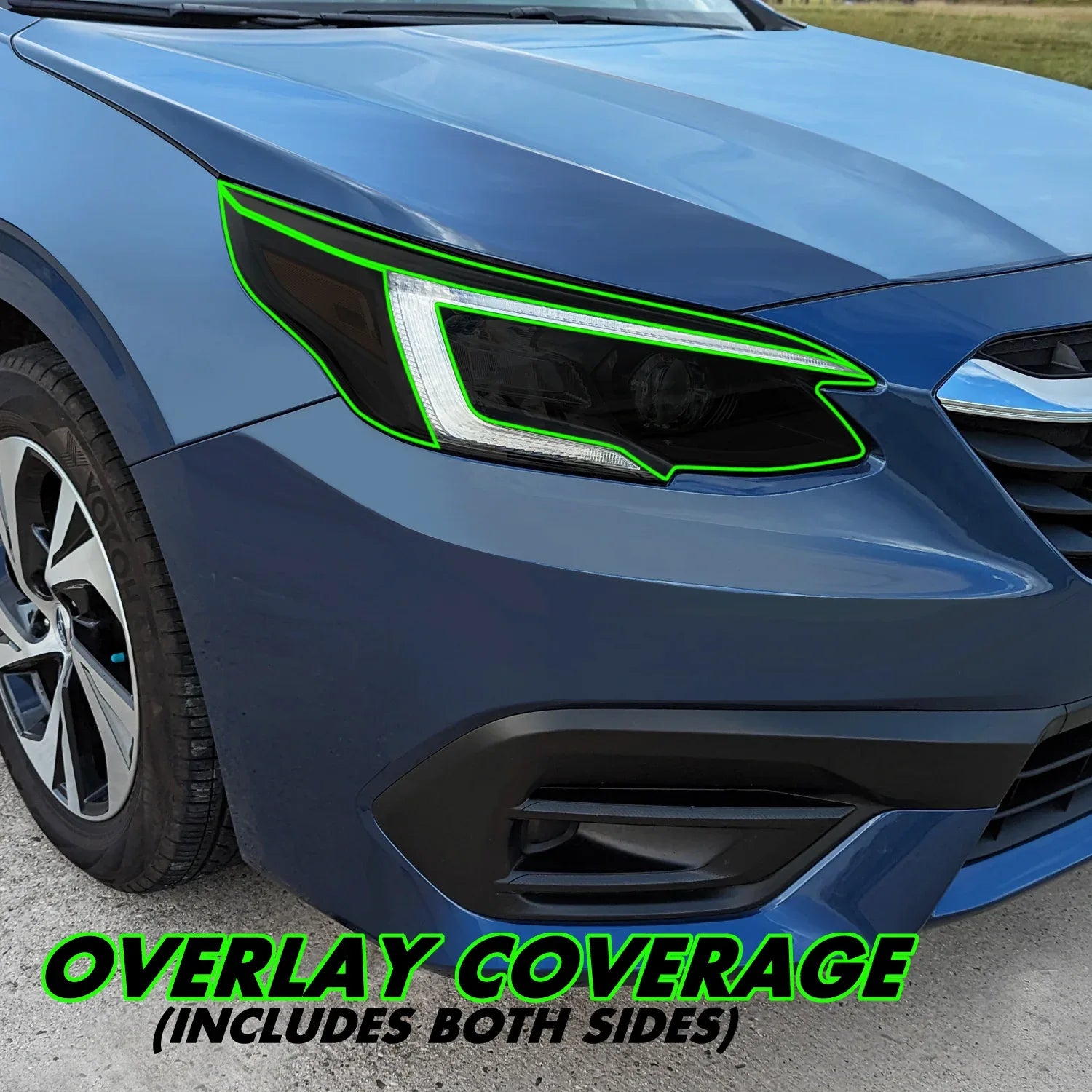 2020-2022 Subaru Legacy | Headlight Cutout PreCut Tint Overlays