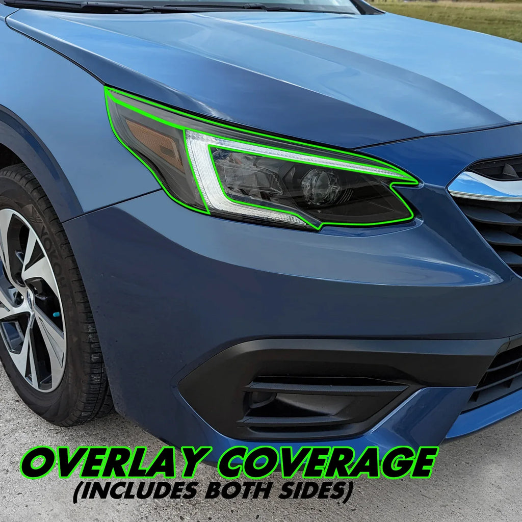 2020-2022 Subaru Legacy | Headlight Cutout PreCut Tint Overlays