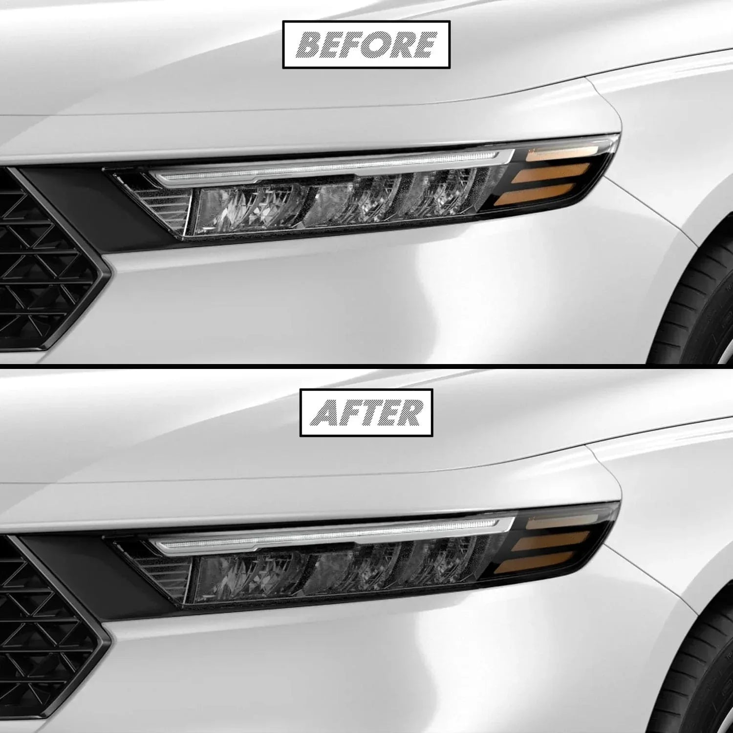 2023-2026 Honda Accord | Headlight Cutout Version 1 PreCut Tint Overlays