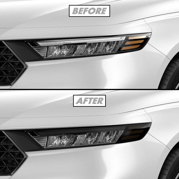 2023-2024 Honda Accord | Headlight Cutout Version 2 PreCut Tint Overlays