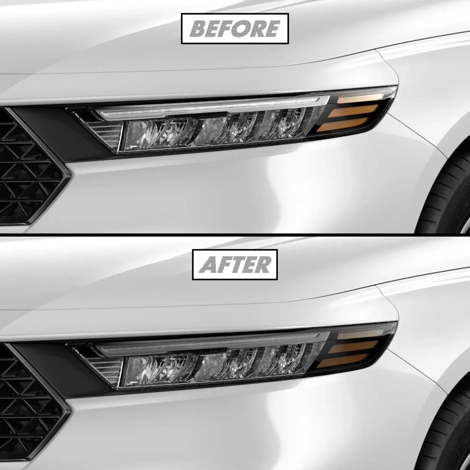 2023-2026 Honda Accord | Headlight Cutout Version 2 PreCut Tint Overlays