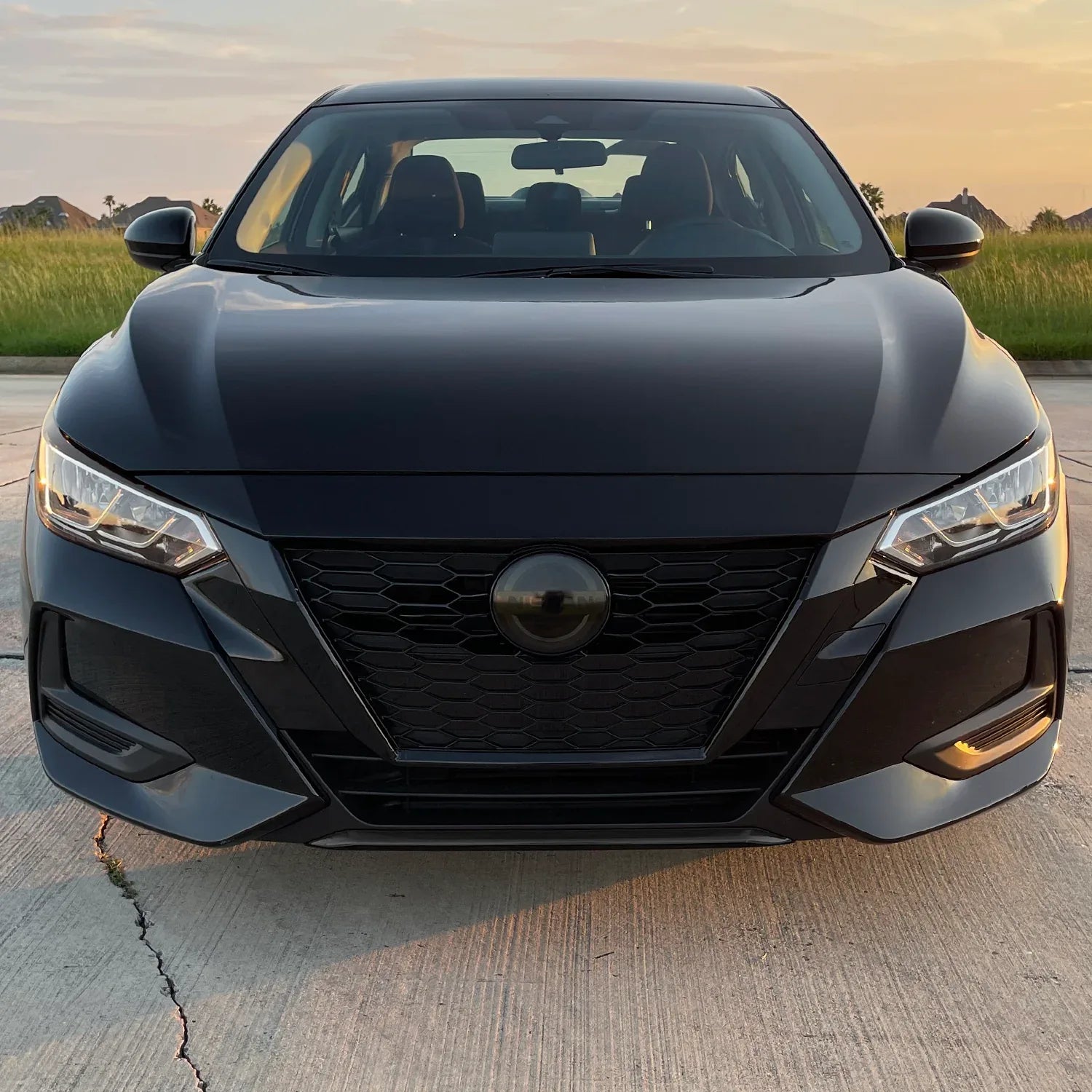 2020-2023 Nissan Sentra | Headlight Eyelid PreCut Vinyl Overlays