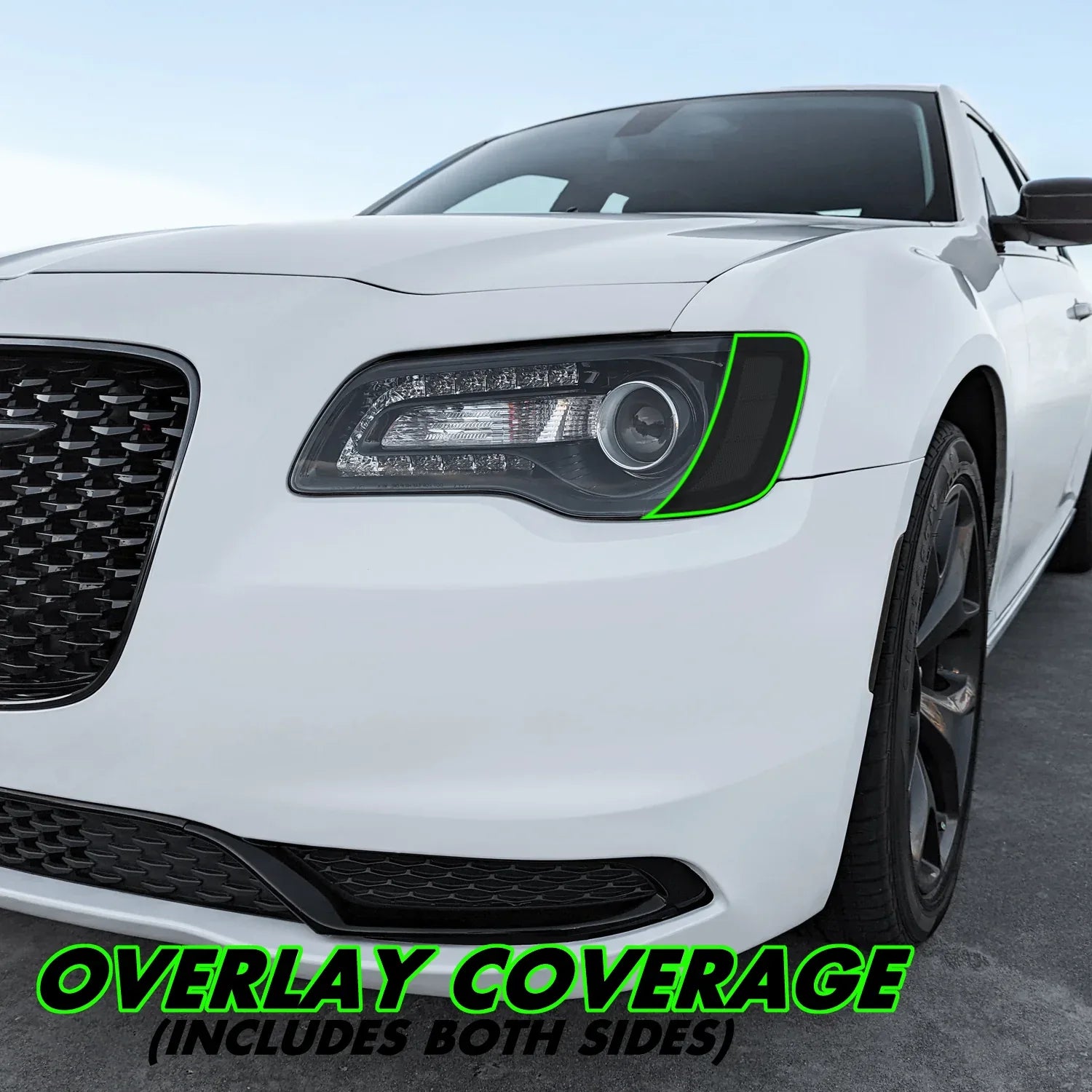 2011-2023 Chrysler 300 / 300C | Headlight Side Marker PreCut Tint Overlays