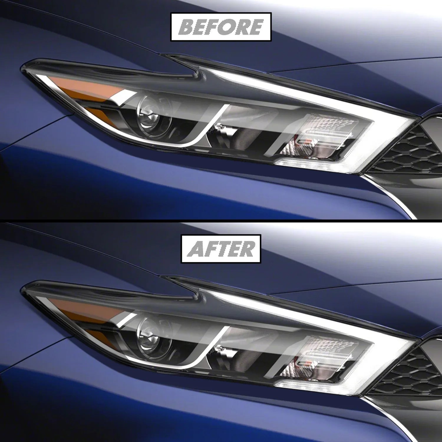 2016-2018 Nissan Maxima | Headlight Side Marker PreCut Vinyl Overlays