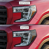 2019-2021 GMC Sierra 1500 | Headlight Side Marker PreCut Tint Overlays