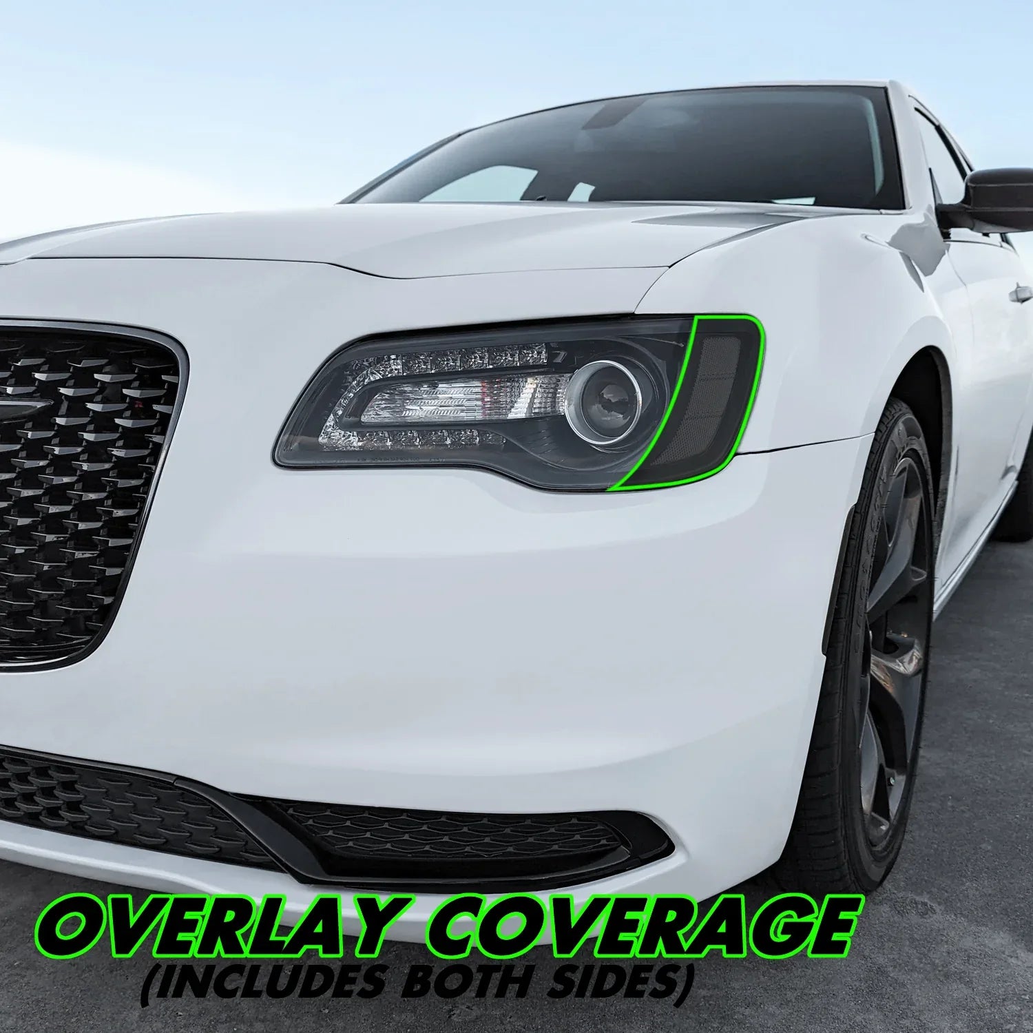 2011-2023 Chrysler 300 / 300C | Headlight Side Marker PreCut Tint Overlays