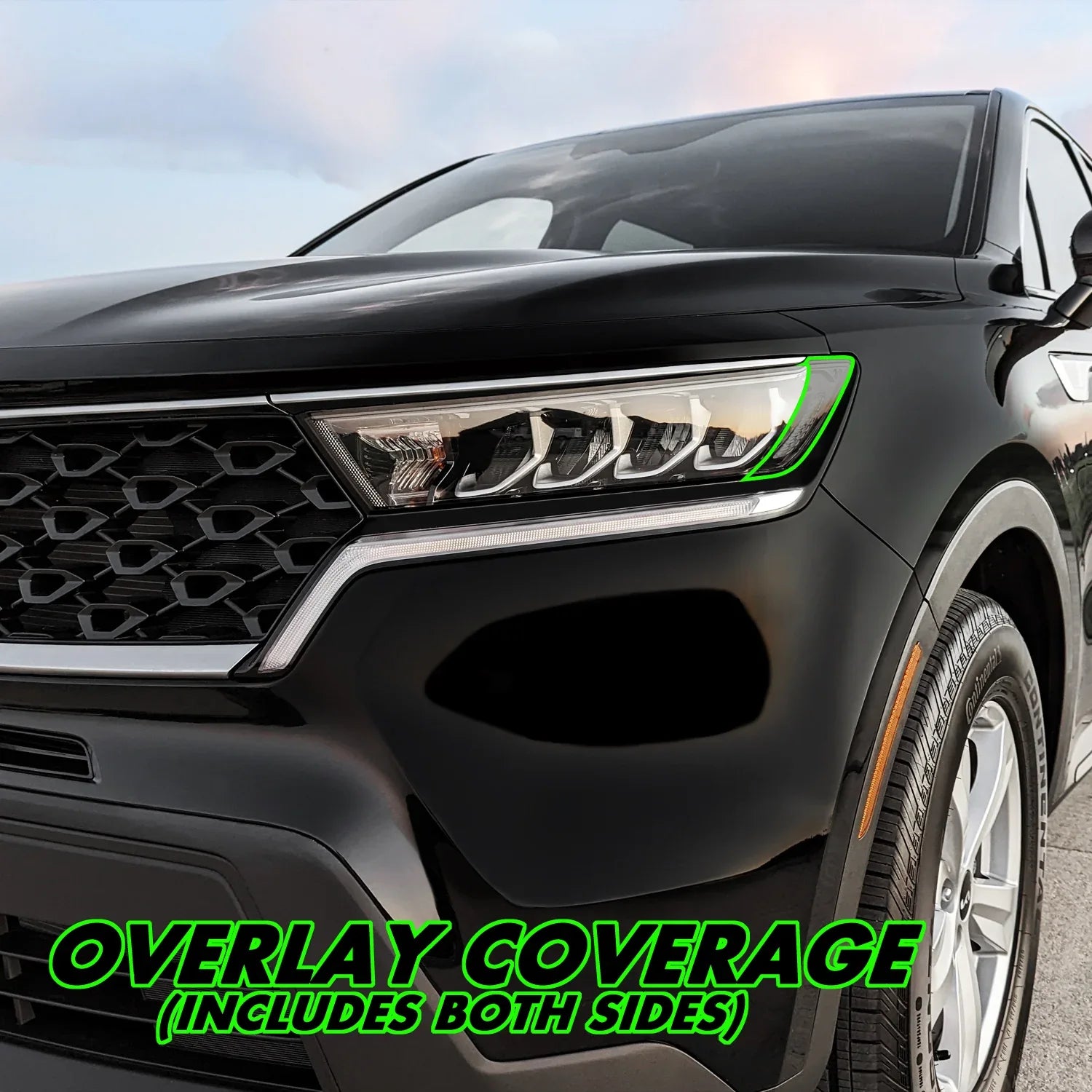 2021-2023 Kia Sorento | Headlight Side Marker PreCut Tint Overlays