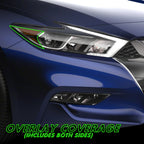 2016-2018 Nissan Maxima | Headlight Side Marker PreCut Vinyl Overlays