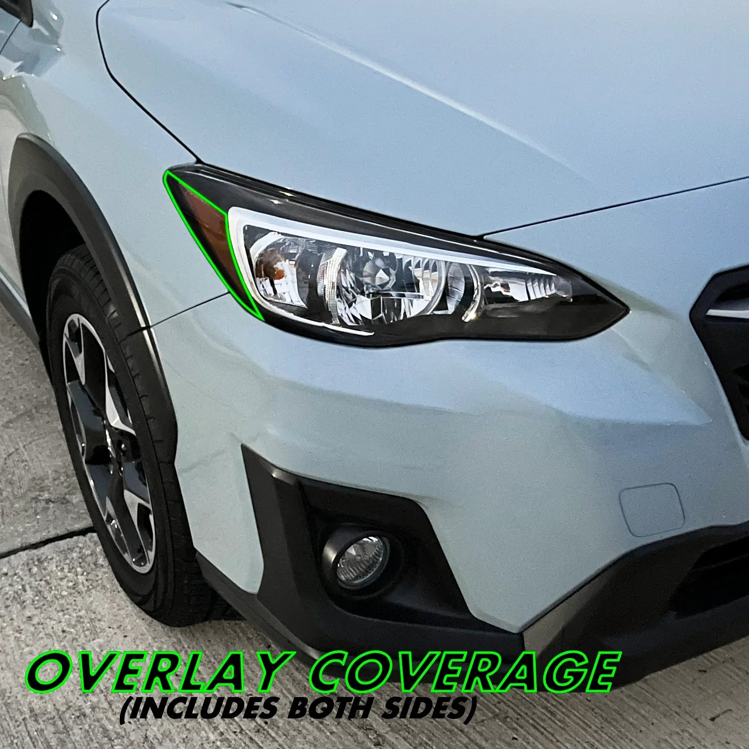 2018-2023 Subaru Crosstrek | Headlight Side Marker PreCut Tint Overlays