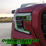 2019-2021 GMC Sierra 1500 | Inner Headlight PreCut Tint Overlays