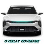 2025-2026 Kia K4 | Front Grill Trim Chrome Delete PreCut Vinyl Wrap