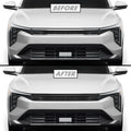 2025-2026 Kia K4 | Front Grill Trim Chrome Delete PreCut Vinyl Wrap