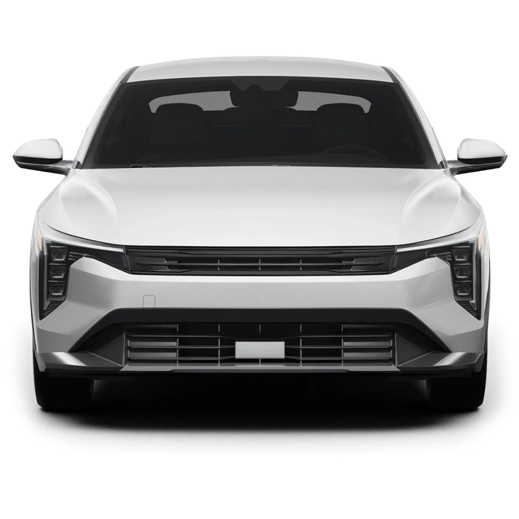 2025-2026 Kia K4 | Front Grill Trim Chrome Delete PreCut Vinyl Wrap