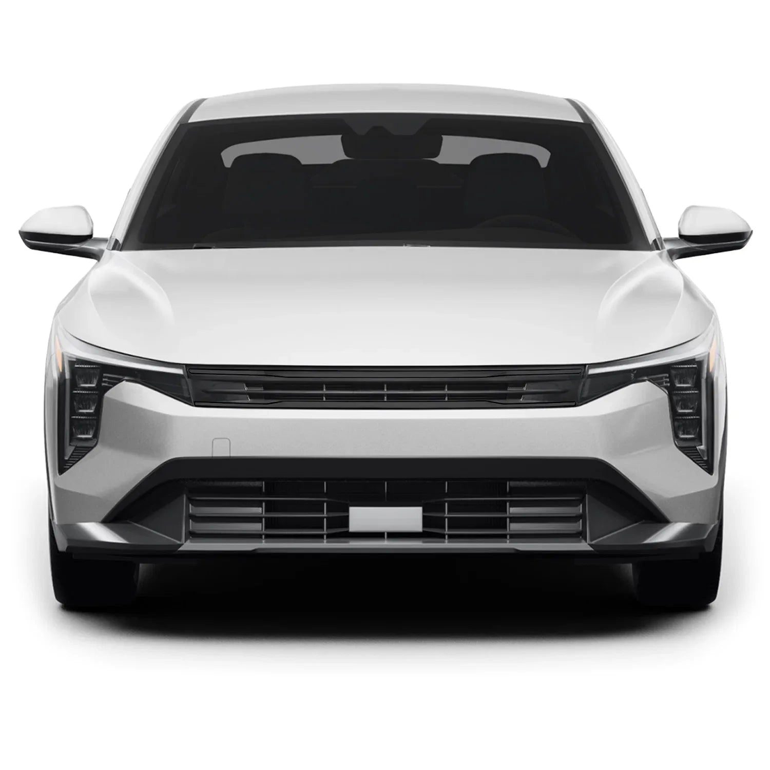 2025-2026 Kia K4 | Front Grill Trim Chrome Delete PreCut Vinyl Wrap